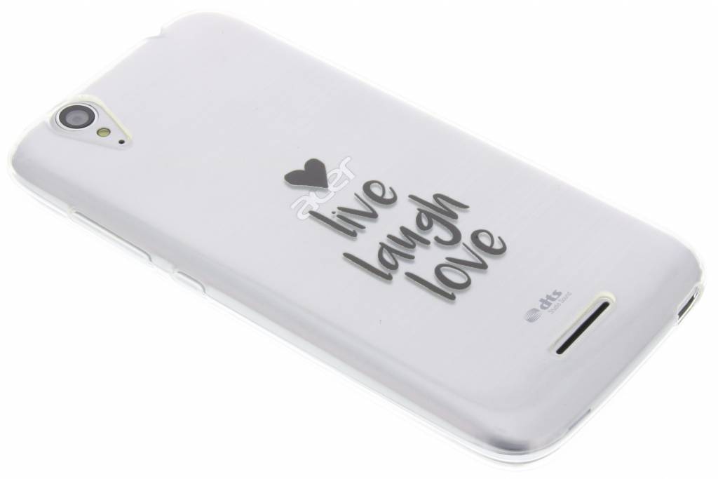 Image of Quote design Live Laugh Love TPU hoesje voor de Acer Liquid Z630