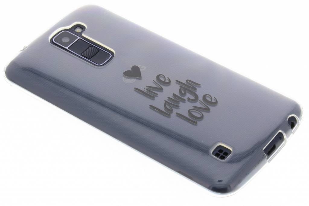 Image of Quote design Live Laugh Love TPU hoesje voor de LG K10