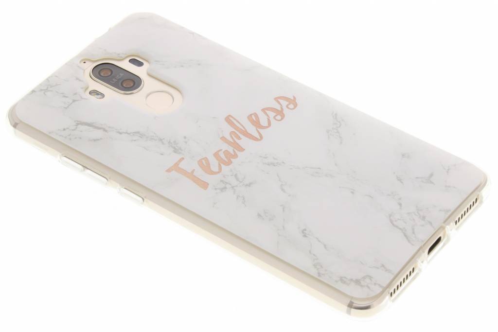 Image of Quote marmer design Fearless TPU hoesje voor de Huawei Mate 9