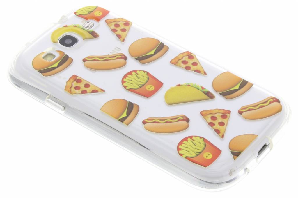 Image of Emoji Fast Food TPU hoesje voor de Samsung Galaxy S3 / Neo