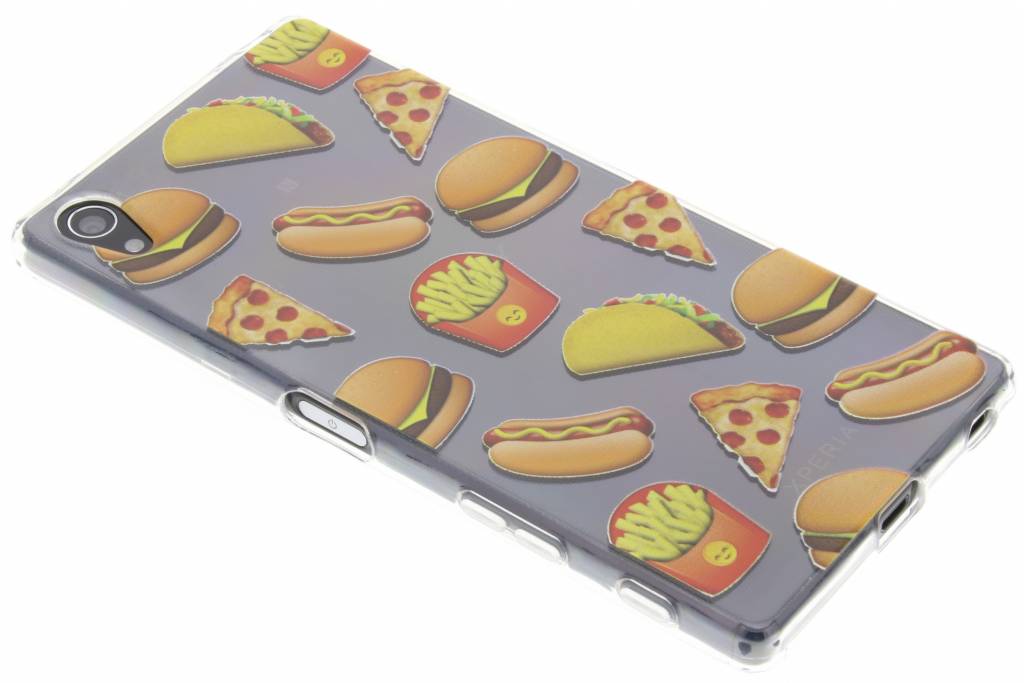 Image of Emoji Fast Food TPU hoesje voor de Sony Xperia Z5 Premium