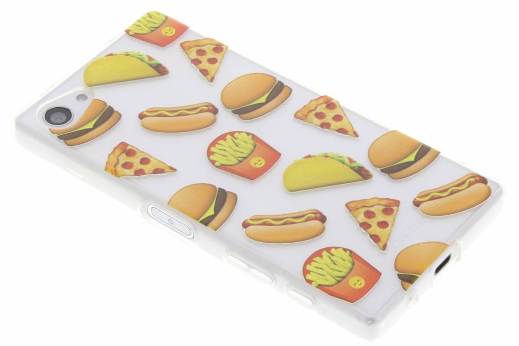 Image of Emoji Fast Food TPU hoesje voor de Sony Xperia Z5 Compact