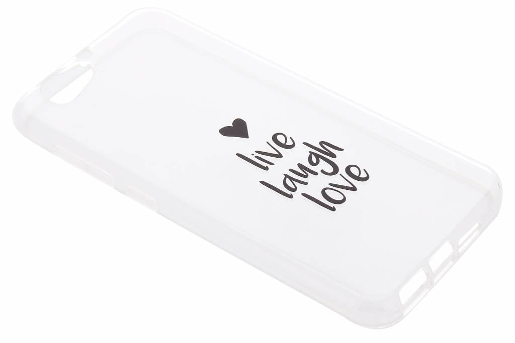 Image of Quote design Live Laugh Love TPU hoesje voor de HTC A9s