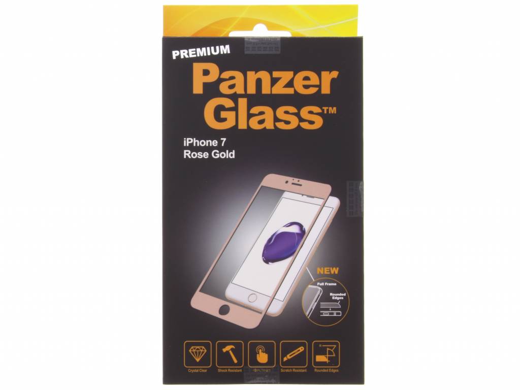 Image of PanzerGlass Screenprotector Premium voor iPhone 7 (rose goud)