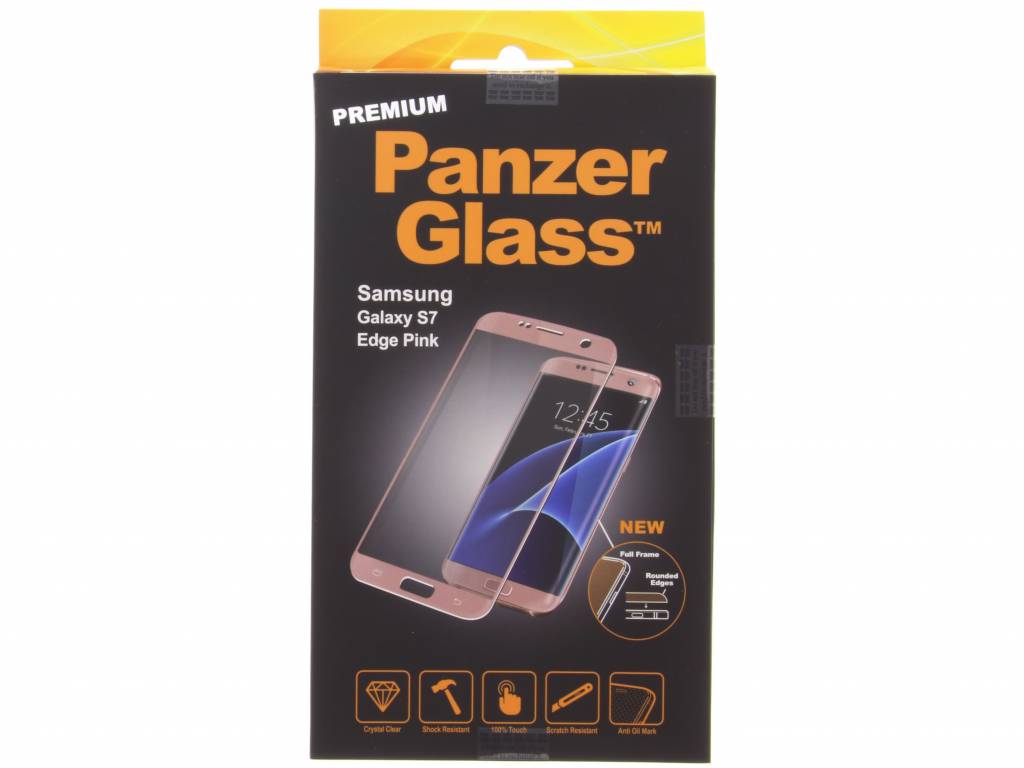 Image of Premium Screenprotector voor de Samsung Galaxy S7 Edge - Pink