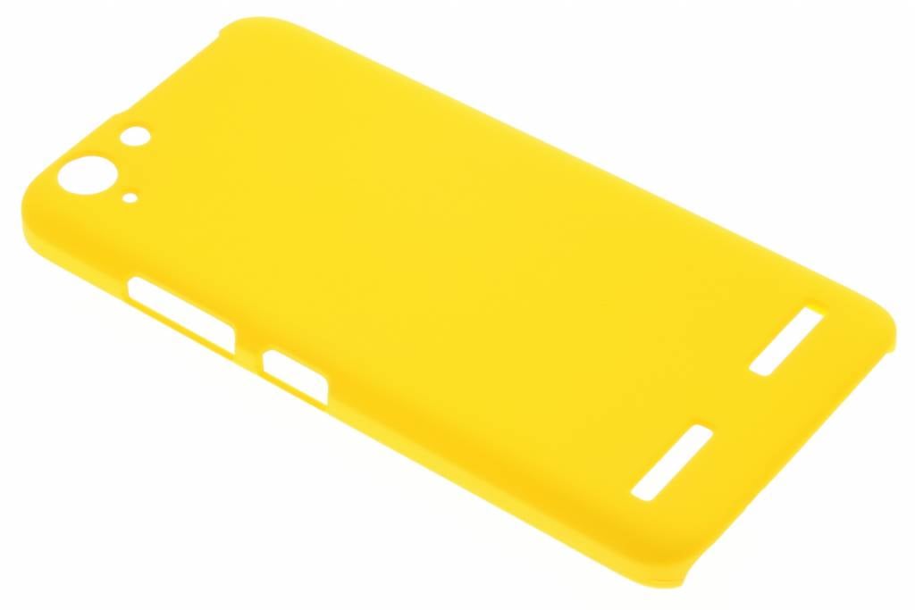 Image of Geel effen hardcase hoesje voor de Lenovo K5