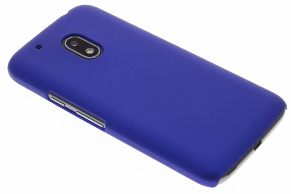 Image of Blauw effen hardcase hoesje voor de Motorola Moto G4 Play