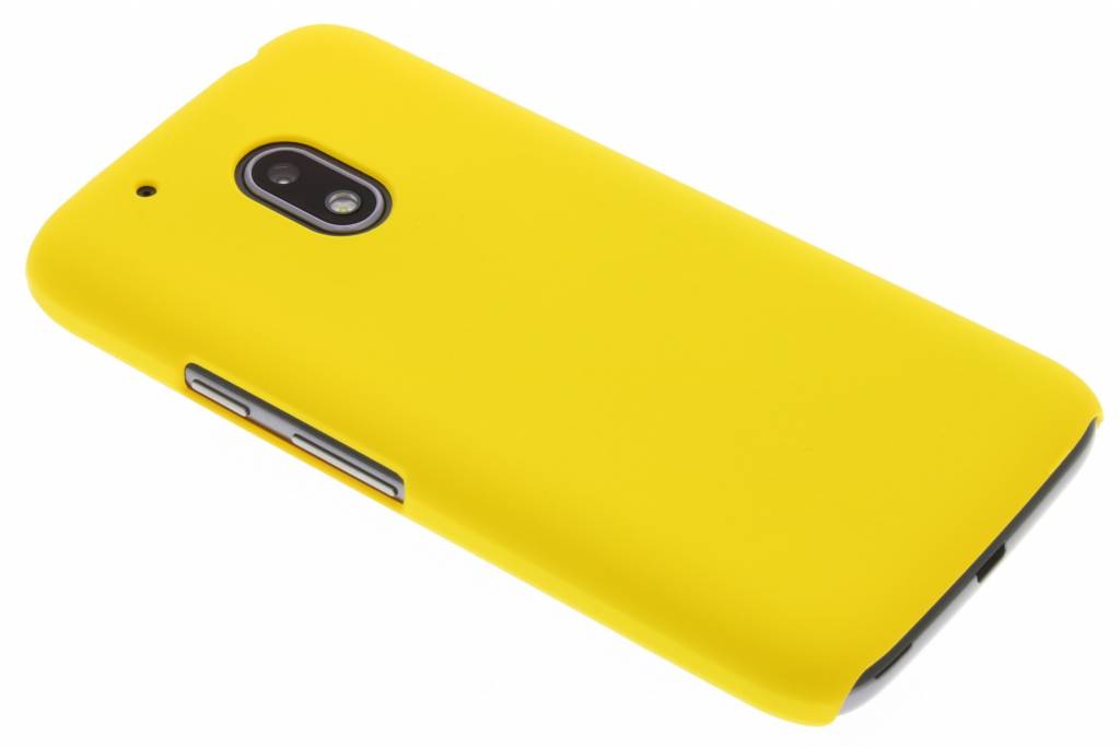 Image of Geel effen hardcase hoesje voor de Motorola Moto G4 Play