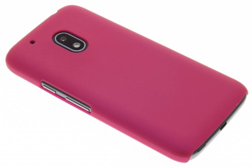 Image of Fuchsia effen hardcase hoesje voor de Motorola Moto G4 Play