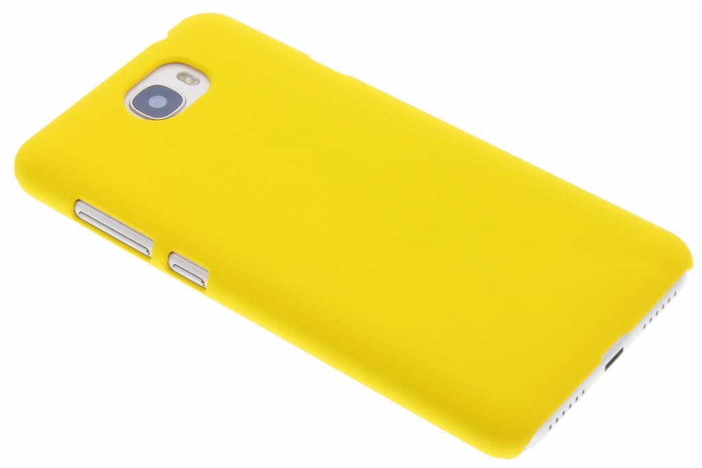 Image of Geel effen hardcase hoesje voor de Huawei Y5 2 / Y6 2 Compact