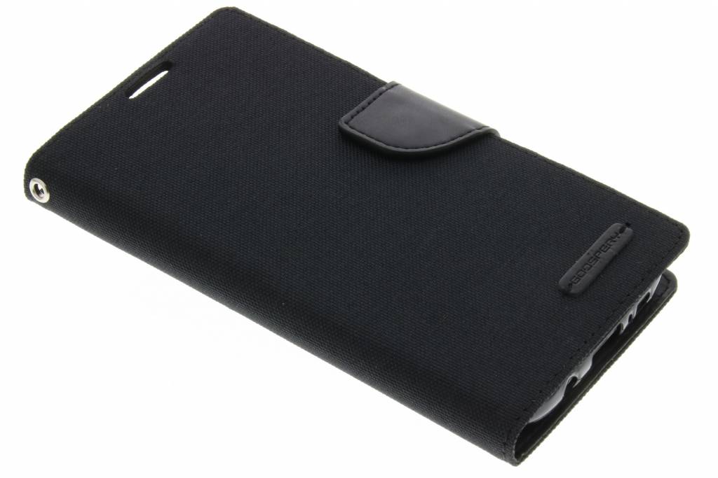 Image of Canvas Diary Case voor de Samsung Galaxy S7 Edge - Zwart