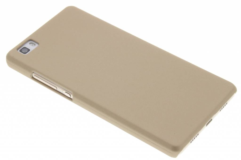 Image of Gouden effen hardcase hoesje voor de Huawei P8 Lite