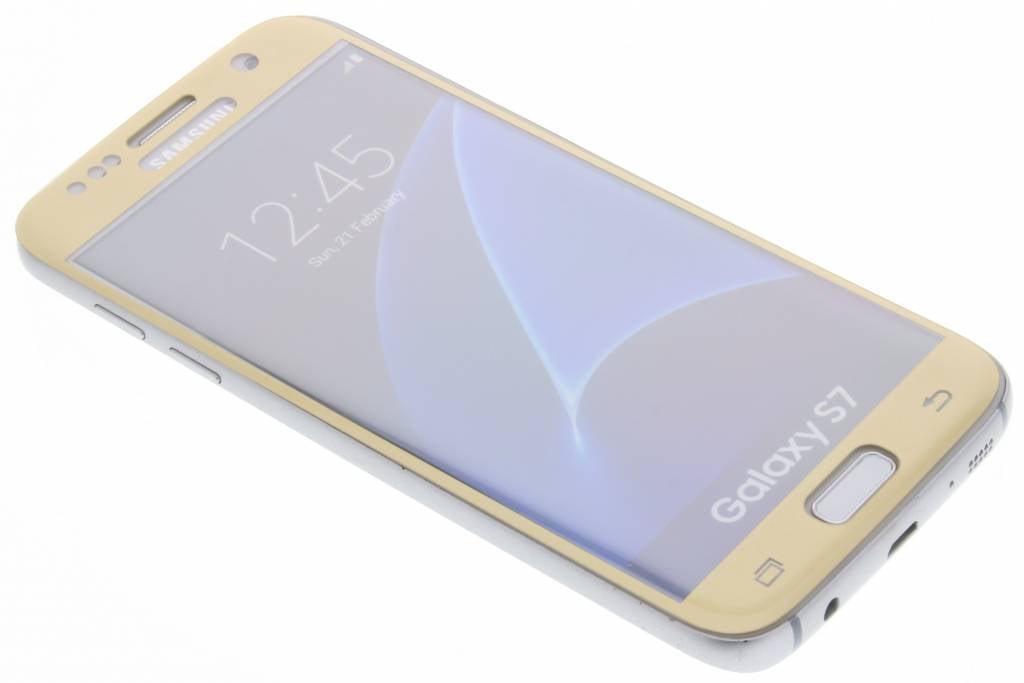 Image of Screenprotector voor de Samsung Galaxy S7 - Goud