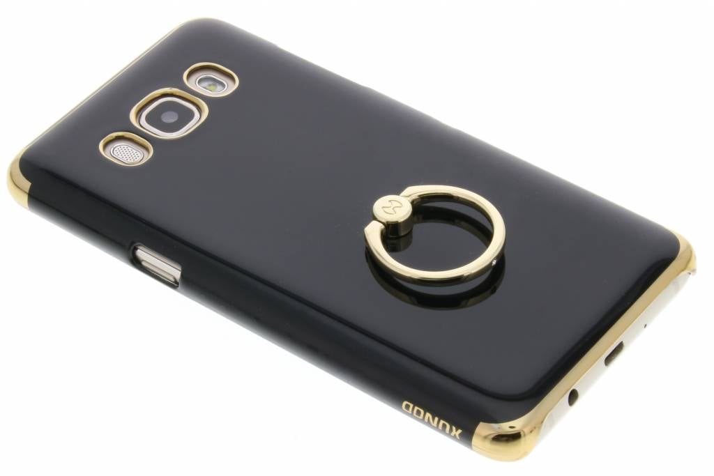 Image of Goud hardcase hoesje met ring voor de Samsung Galaxy J5 (2016)