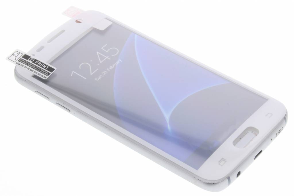 Image of Screenprotector voor de Samsung Galaxy S7 Edge - Wit