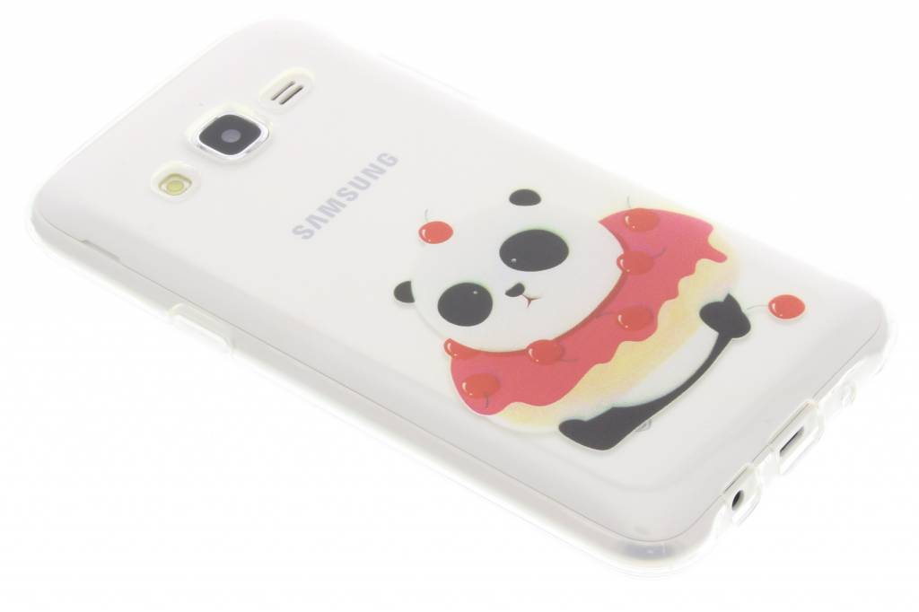 Image of Panda Cherry Donut TPU hoesje voor de Samsung Galaxy J5