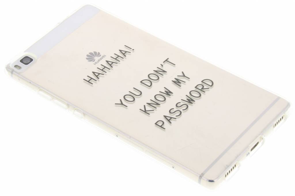 Image of Quote design Don't Know Password TPU hoesje voor de Huawei P8