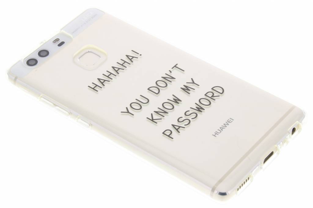 Image of Quote design Don't Know Password TPU hoesje voor de Huawei P9