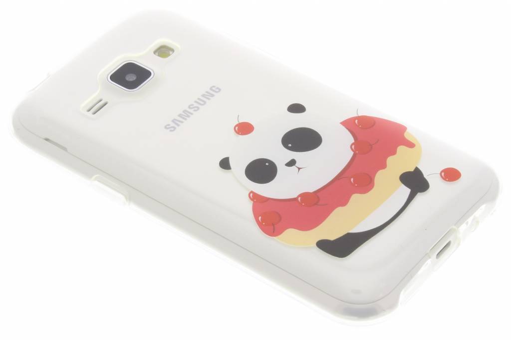 Image of Panda Cherry Donut TPU hoesje voor de Samsung Galaxy J1