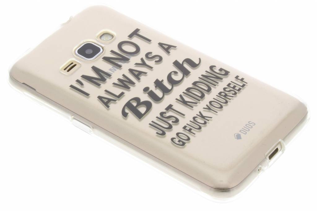 Image of Quote design Not Always A Bitch TPU hoesje voor de Samsung Galaxy J1 (2016)