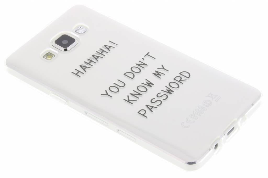 Image of Quote design Don't Know My Password TPU hoesje voor de Samsung Galaxy A5