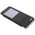 Zwarte crystal slim book case met venster voor de Samsung Galaxy S7 Zwarte crystal slim book case met venster voor de Samsung Galaxy S7