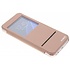 Roze crystal slim book case met venster voor de Samsung Galaxy S7 Roze crystal slim book case met venster voor de Samsung Galaxy S7