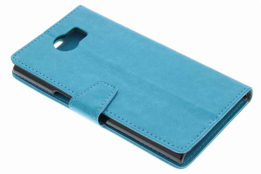 Image of Turquoise zakelijke booktype hoes voor de Blackberry Priv