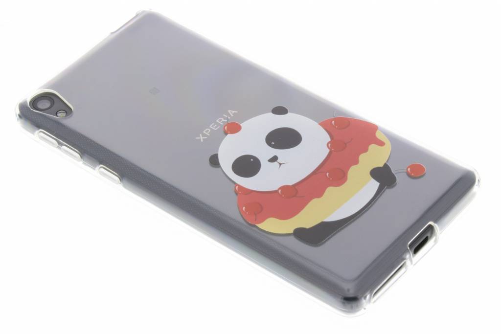 Image of Panda Cherry Donut TPU hoesje voor de Sony Xperia E5