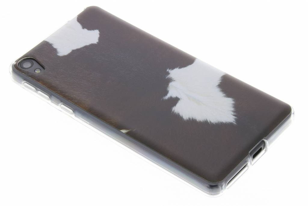 Image of Koe dieren design TPU hoesje voor de Sony Xperia E5