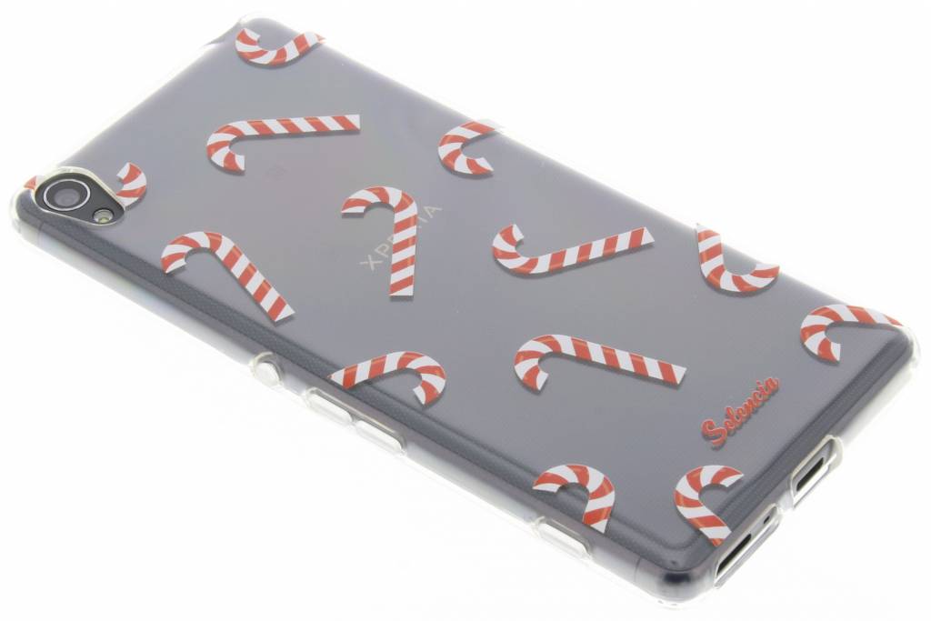 Image of Winter Wonderland Candy Cane zuurstokjes TPU hoesje voor de Sony Xperia XA