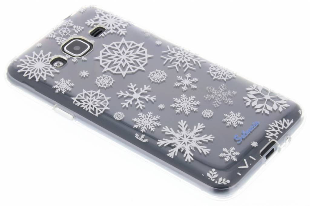 Image of Winter Wonderland Sneeuwvlokken TPU hoesje voor de Samsung Galaxy J3 / J3 (2016)