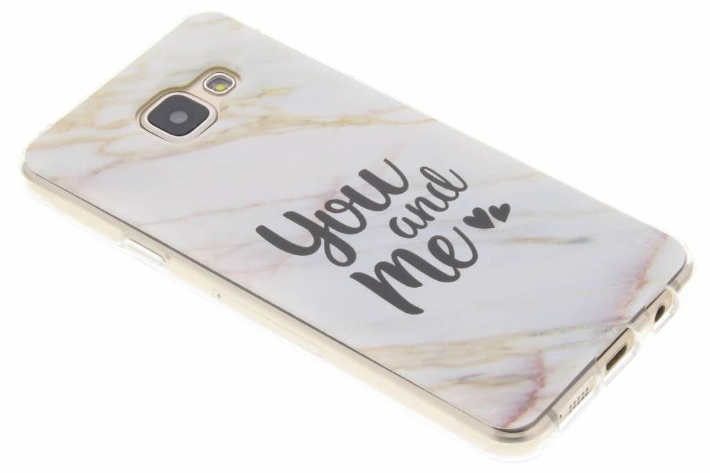 Image of Marble Multicolor Love Quote TPU hoesje voor de Samsung Galaxy A3 (2016)