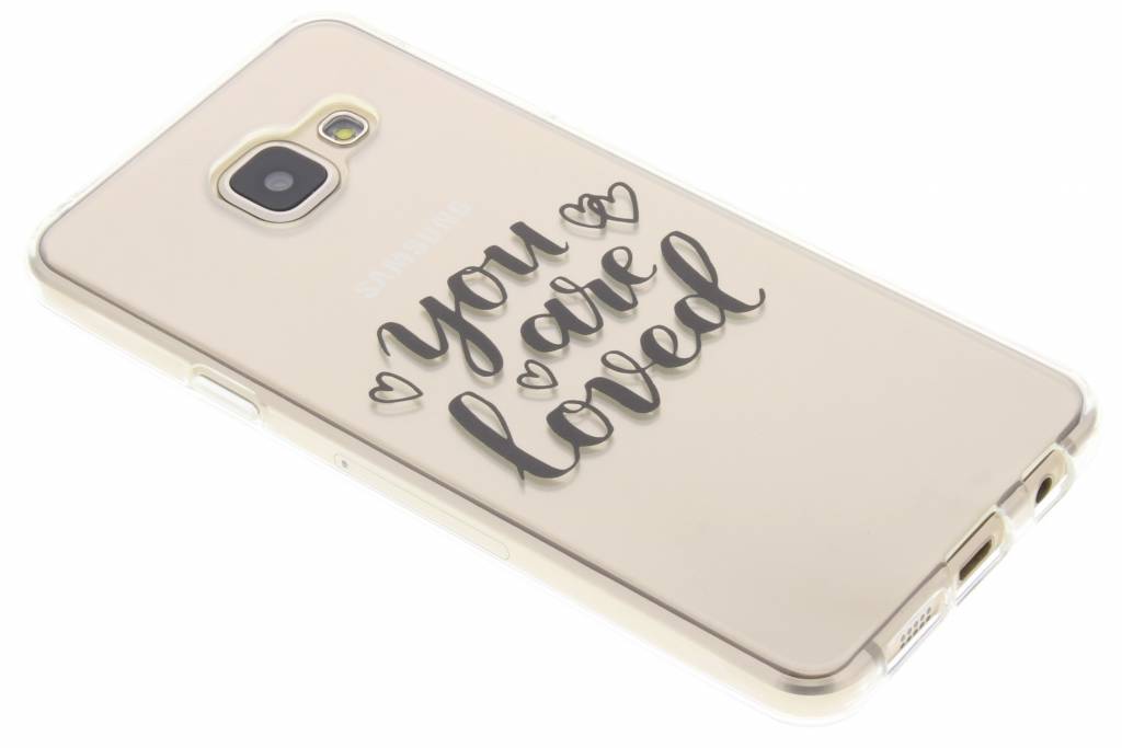 Image of You Are Loved Love Quote TPU hoesje voor de Samsung Galaxy A3 (2016)