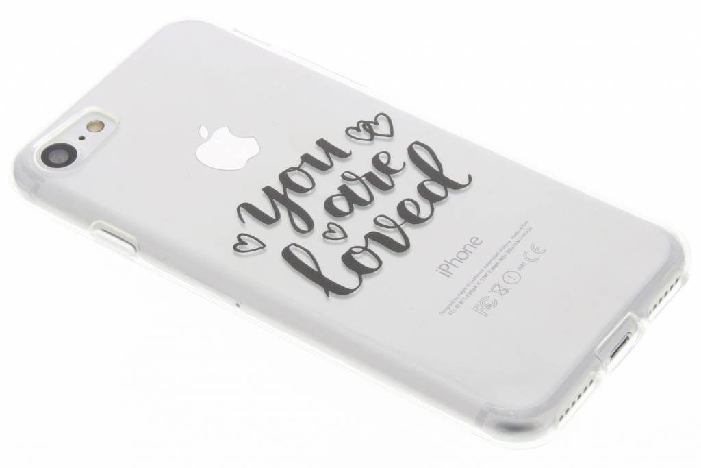 Image of You Are Loved Love Quote TPU hoesje voor de iPhone 7