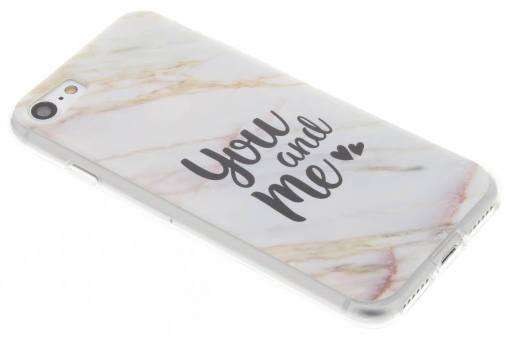 Image of Marble Multicolor Love Quote TPU hoesje voor de iPhone 7