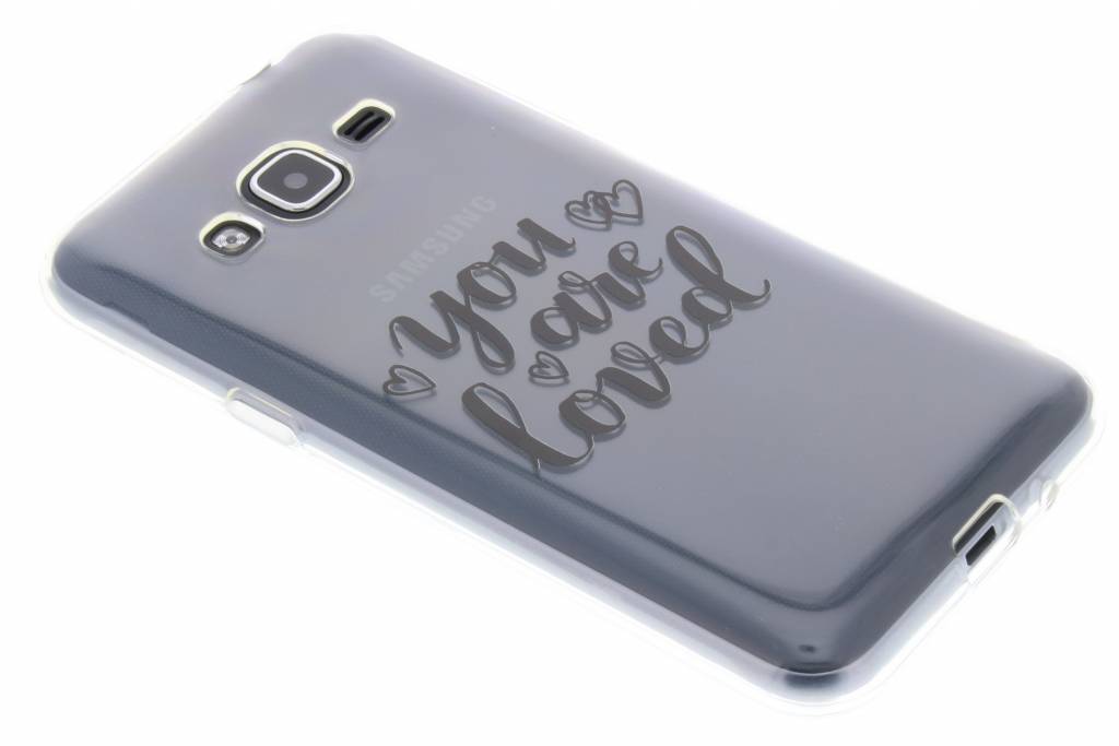 Image of You Are Loved Love Quote TPU hoesje voor de Samsung Galaxy J3 / J3 (2016)