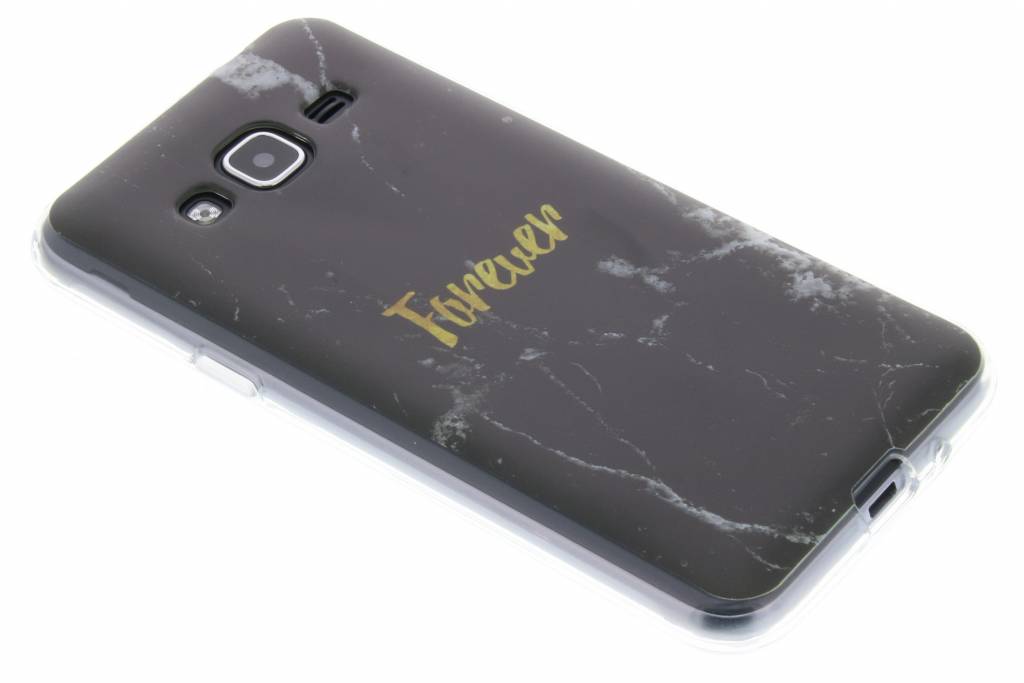 Image of BFF Black Marble Love TPU hoesje voor de Samsung Galaxy J3 / J3 (2016)