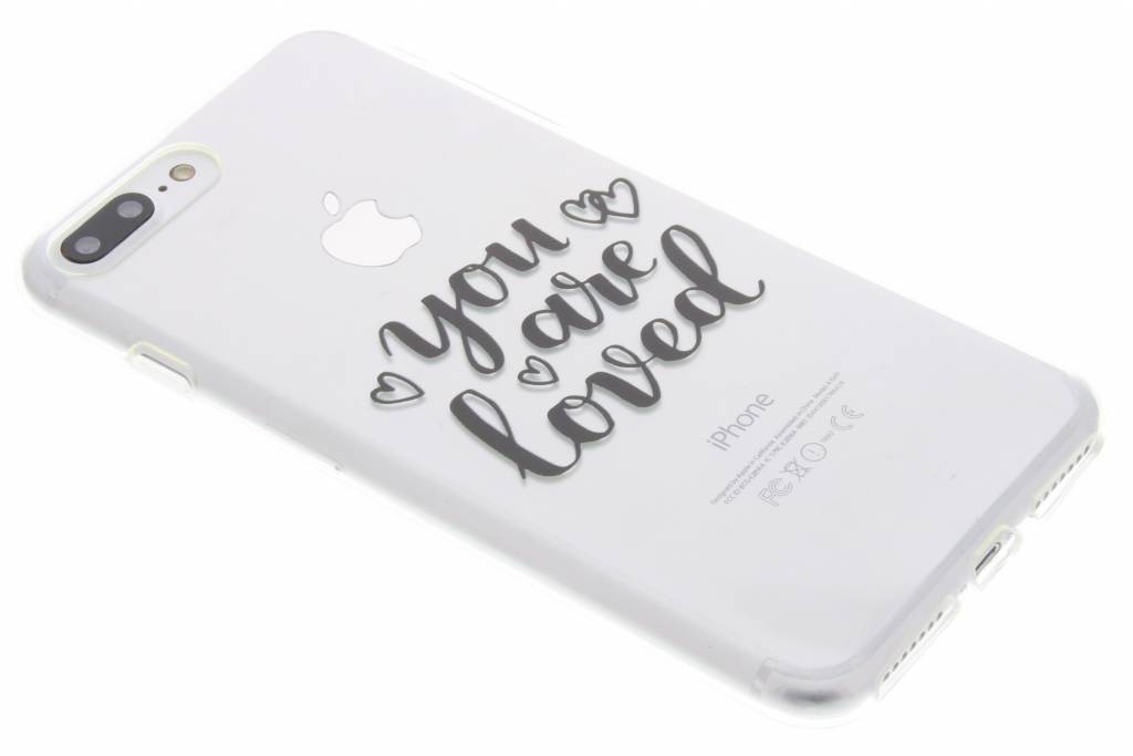 Image of You Are Loved Love Quote TPU hoesje voor de iPhone 7 Plus