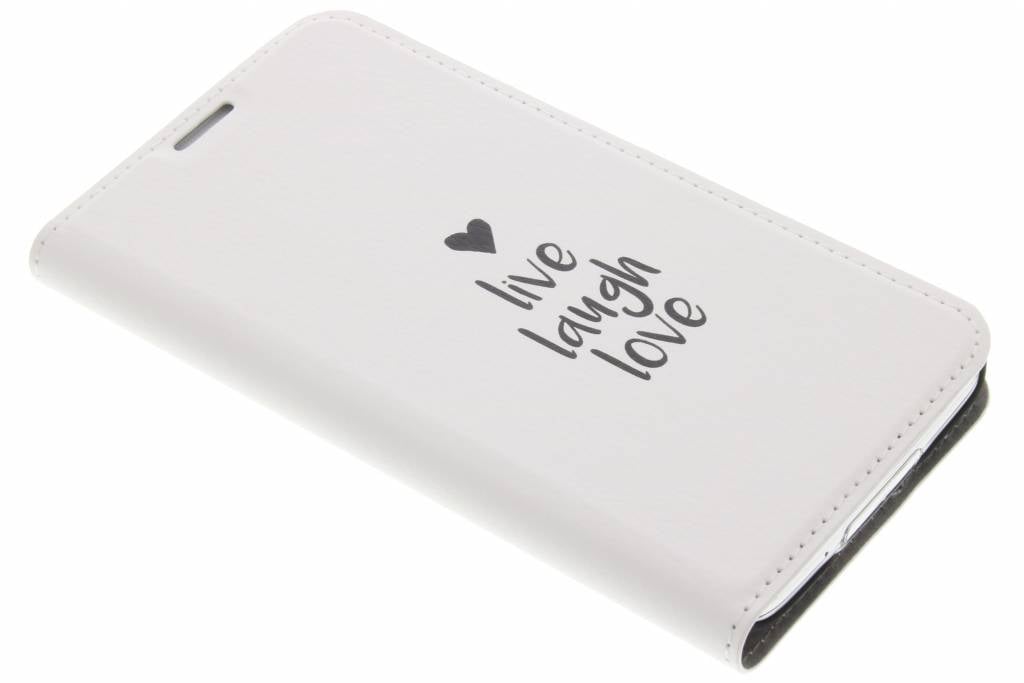 Image of Quote Design Live Laugh Love Booklet voor de Samsung Galaxy S5 (Plus) / Neo