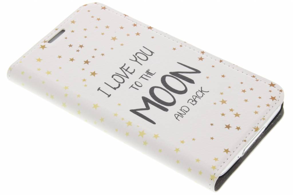 Image of Quote Design Love You To The Moon Booklet voor de Samsung Galaxy S5 (Plus) / Neo