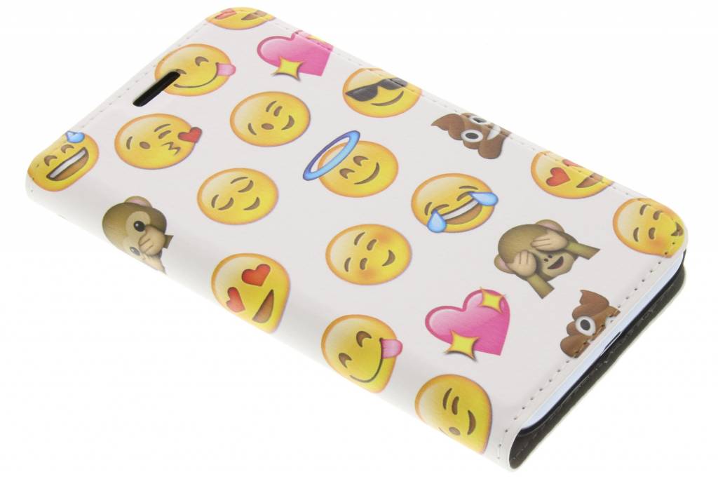 Image of Emoji Smiley Design Booklet voor de Samsung Galaxy J1 (2016)