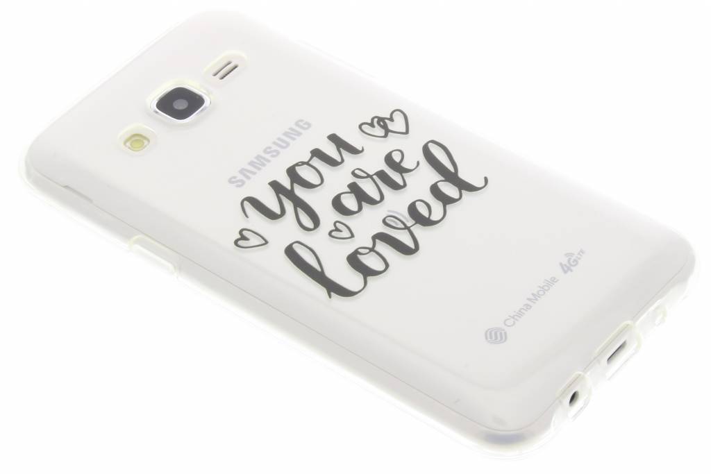 Image of You Are Loved Love Quote TPU hoesje voor de Samsung Galaxy J5