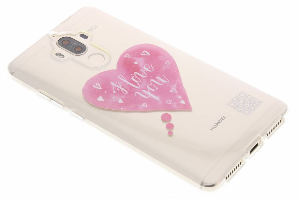 Image of I Love You Heart Love Quote TPU hoesje voor de Huawei Mate 9