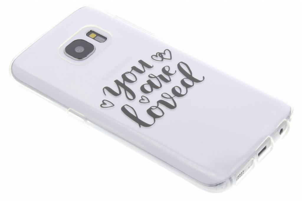 Image of You Are Loved Love Quote TPU hoesje voor de Samsung Galaxy S7