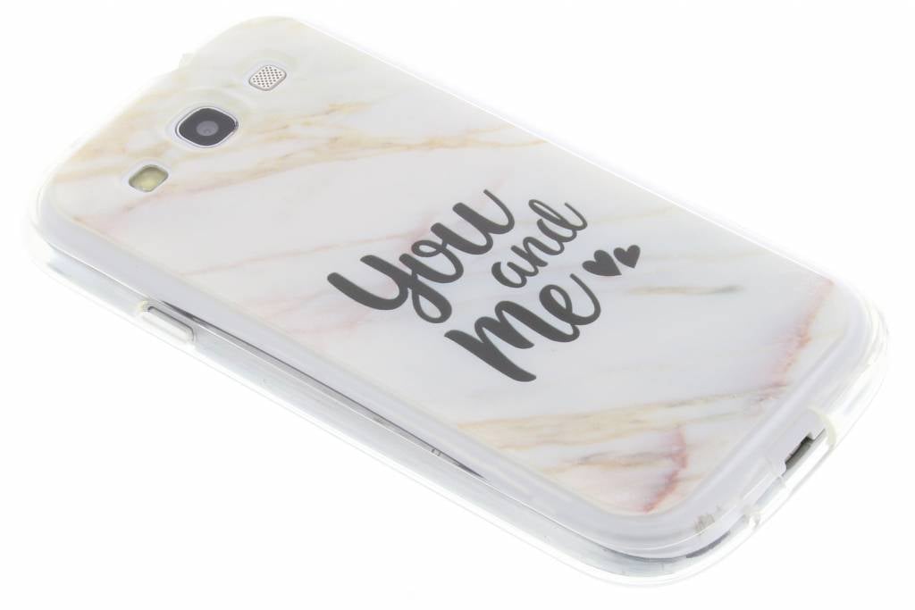 Image of Marble Multicolor Love Quote TPU hoesje voor de Samsung Galaxy S3