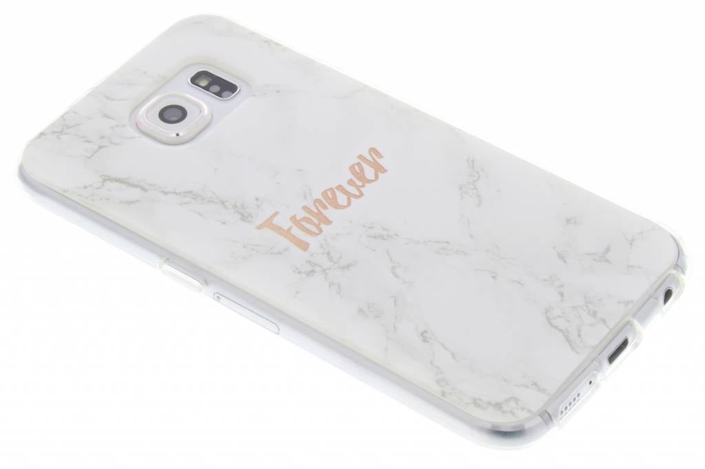 Image of BFF White Marble Love TPU hoesje voor de Samsung Galaxy S6