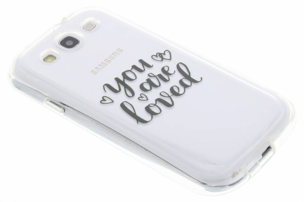 Image of You Are Loved Love Quote TPU hoesje voor de Samsung Galaxy S3