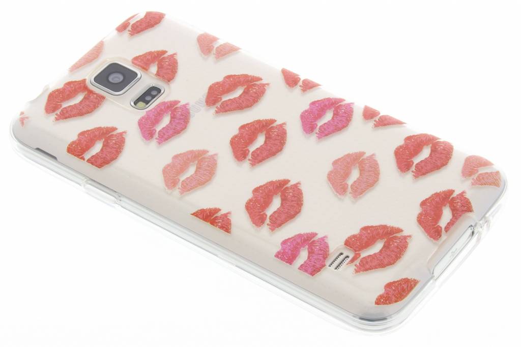 Image of Kiss Lips Love TPU hoesje voor de Samsung Galaxy S5 (Plus) / Neo