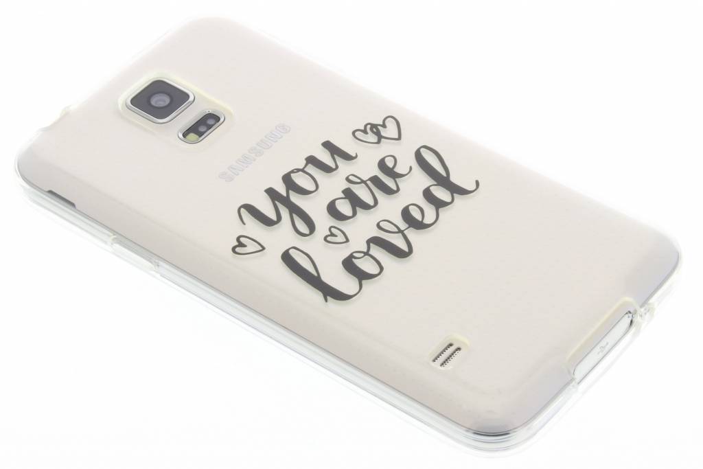 Image of You Are Loved Love Quote TPU hoesje voor de Samsung Galaxy S5 (Plus) / Neo